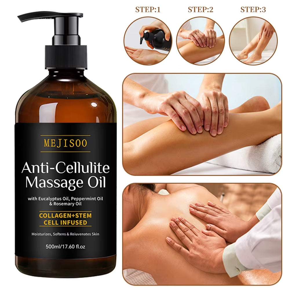 Anti-Cellulite Firming Massage Oil with Collagen & Stem Cells